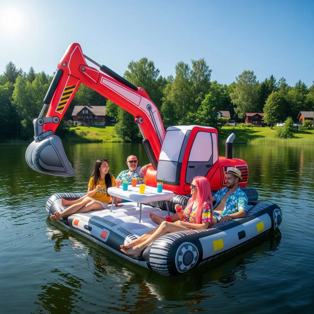 Inflatable Excavator Lake Floats: Heavy Machinery Meets Lighthearted Summer Fun