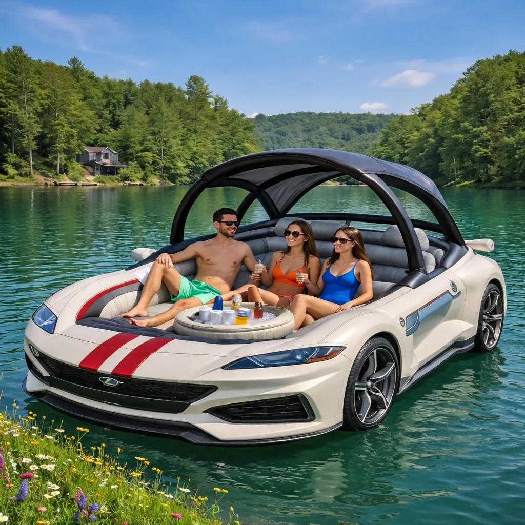 How to Use the Inflatable Sports Car Party Float for Maximum Fun