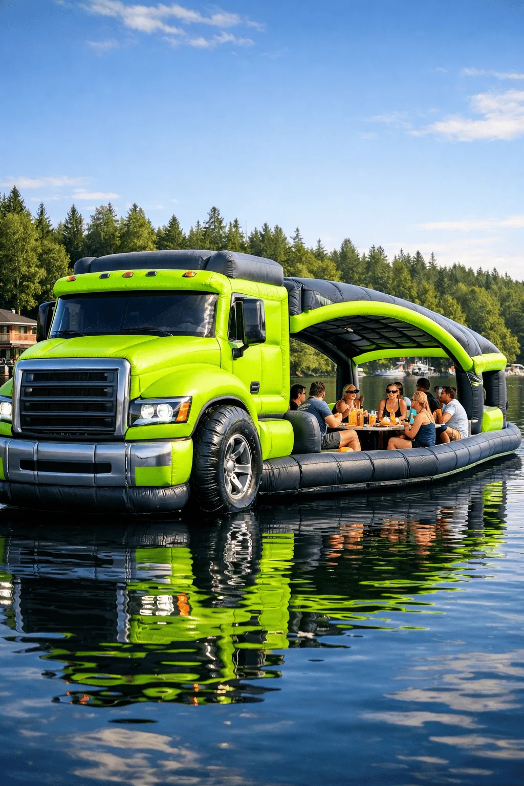 Creative Use Cases and Examples for Your Inflatable Semi Truck Lake Float