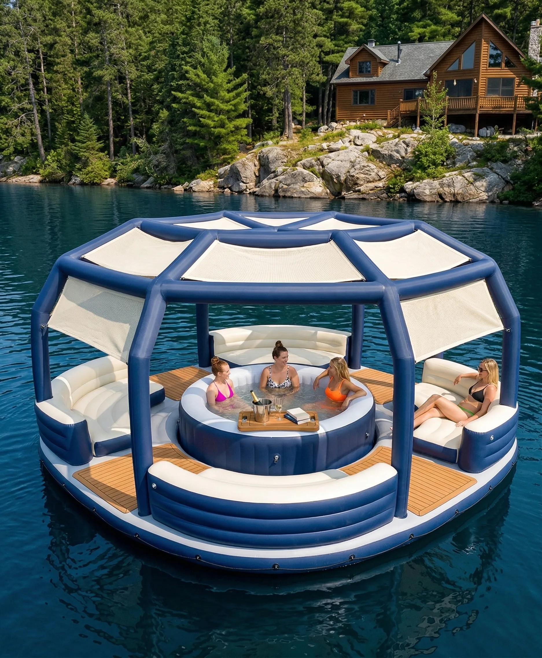 Choosing the Perfect Giant Inflatable Hot Tub Lake Float - Essential Features and Considerations