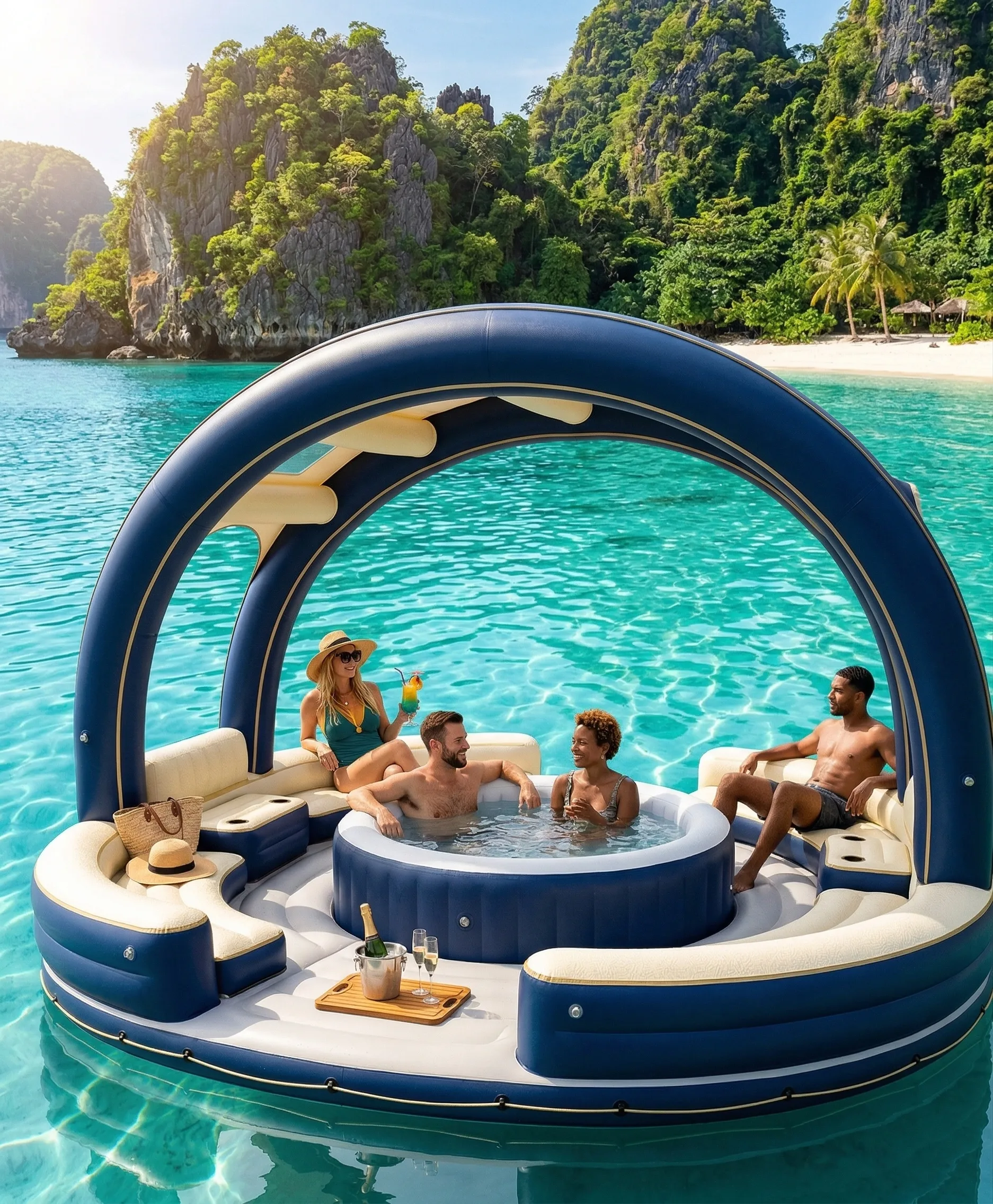Maintaining and Ensuring Longevity of Your Inflatable Hot Tub Lake Float