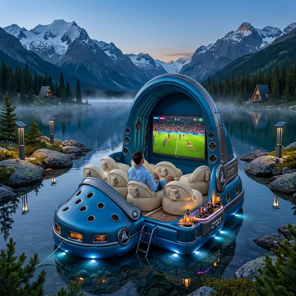 Dive Into Fun: Discover the Exciting World of the Crocs Inflatable World Cup Party Float