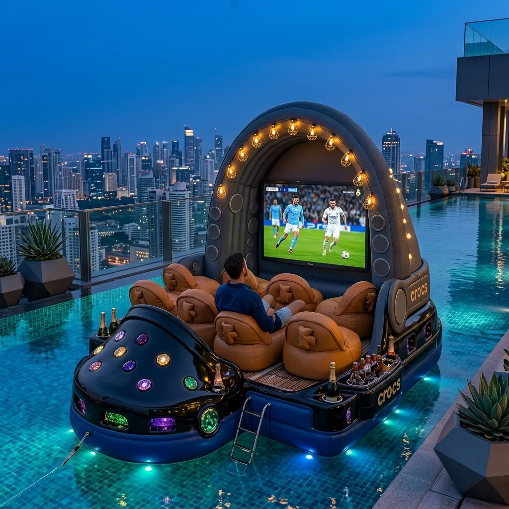 Dive Into Fun: Discover the Exciting World of the Crocs Inflatable World Cup Party Float
