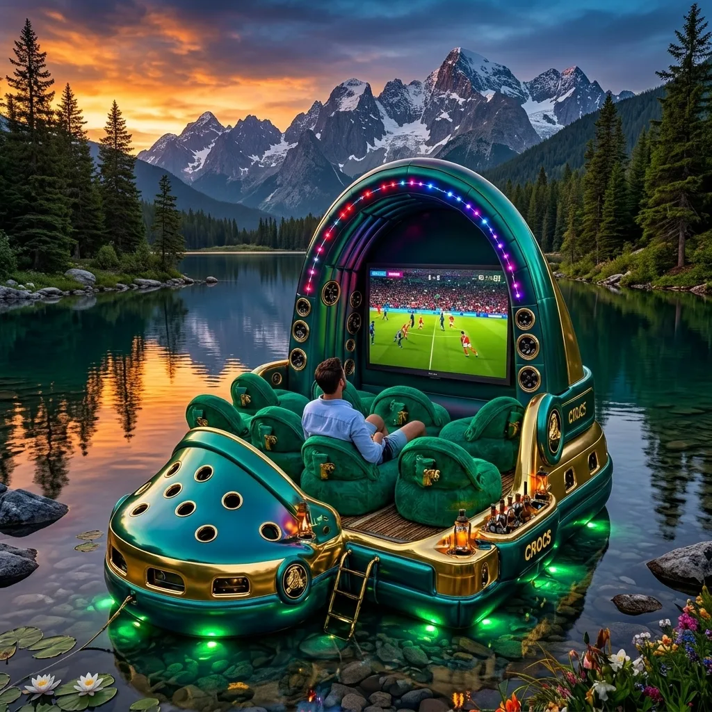 Understanding the Design and Features of the Crocs Inflatable World Cup Party Float
