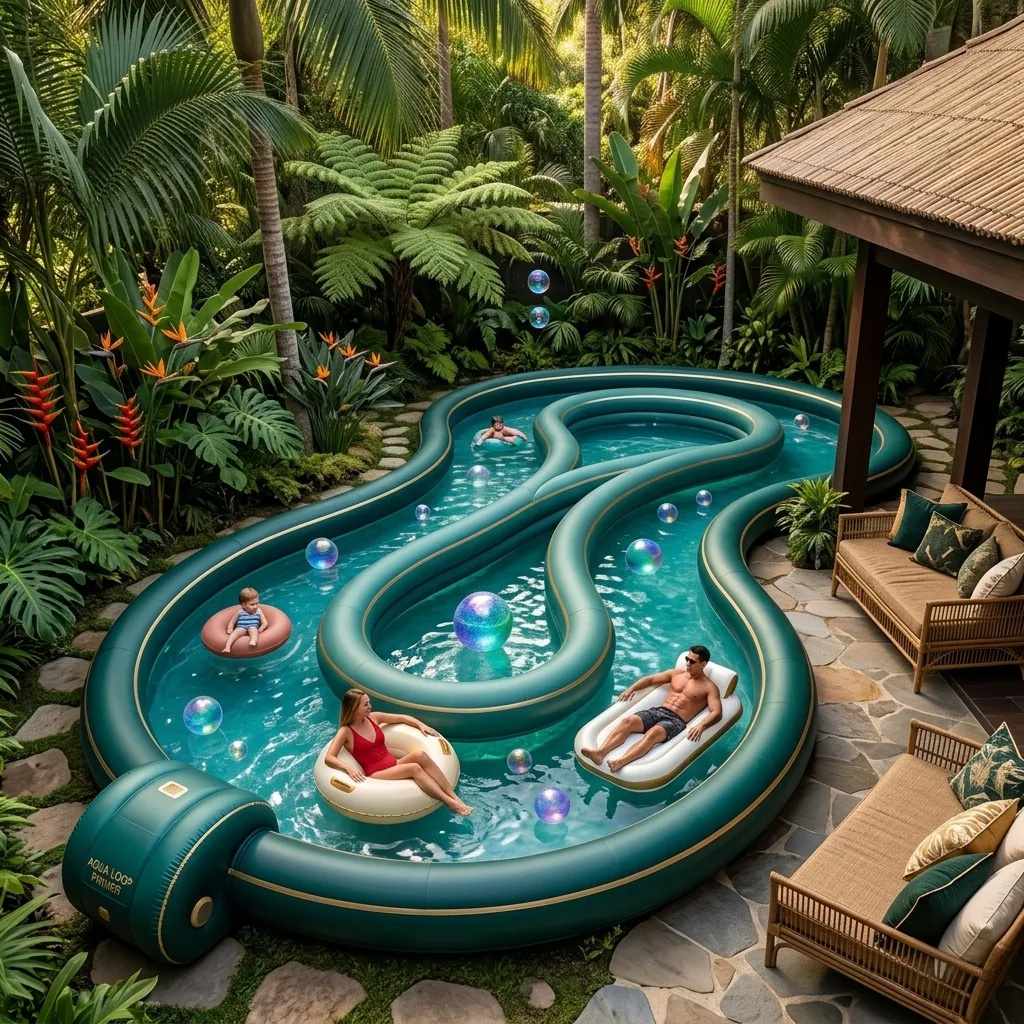 Dive Into Summer Fun: Discover the Thrills of a Giant Inflatable Lazy River Pool