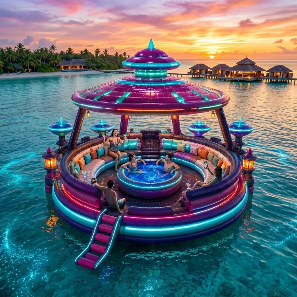Inspiring Uses and Examples of the Luxury Inflatable UFO Party Float in Action